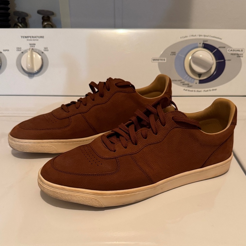 Brunello Cucinelli Brown Leather Sneakers